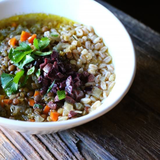 Mediterranean Lentil Soup
