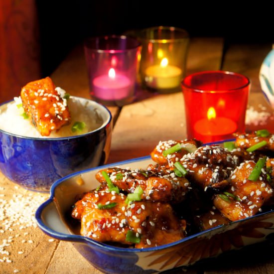 Chili Honey Fish Bites