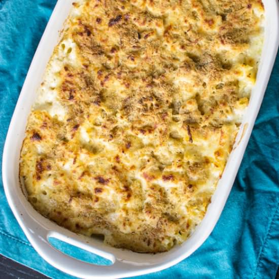 Creamy Chicken Alfredo Pasta Bake