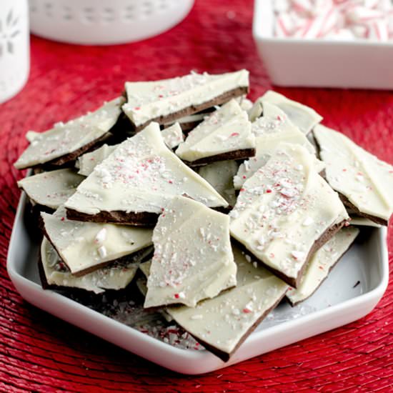 3 Ingredient Peppermint Bark