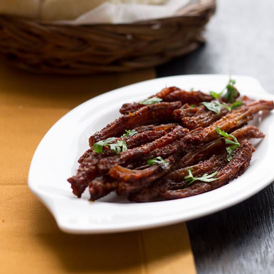 Dry Bombay Duck Fry
