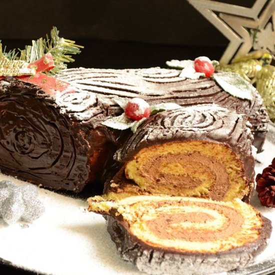 Christmas Yule Log (Bûche de Noël)