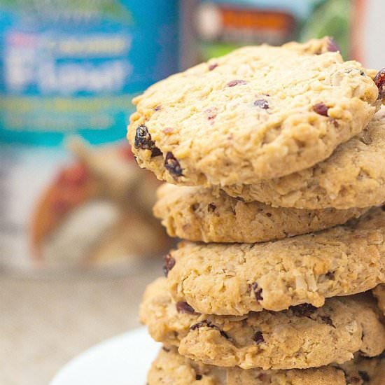 Paleo Cranberry Walnut Cookies