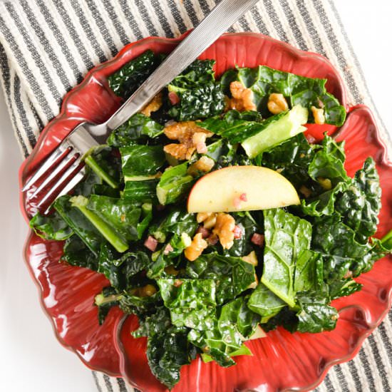 Kale, Apple, and Pancetta Salad