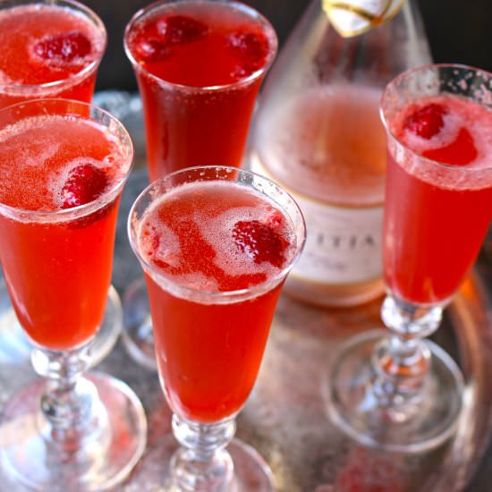 Raspberry Holiday Sparkler