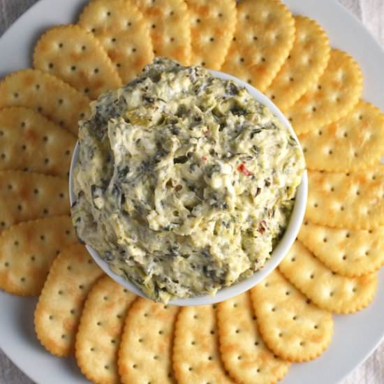 The Best Spinach Artichoke Dip