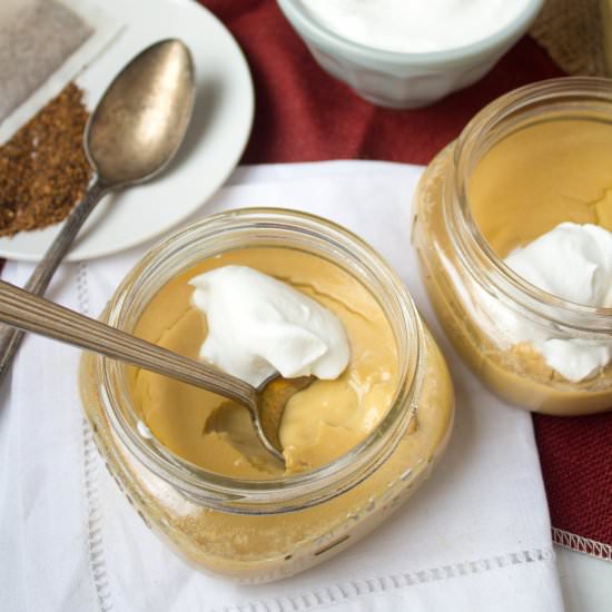 Maple Gingerbread Pots de Creme
