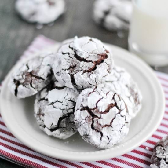 Chocolate Crinkle Cookies