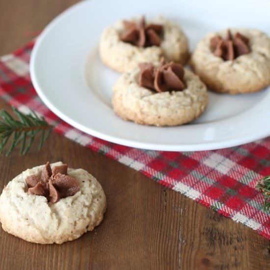 Pecan Thumbprint Cookies