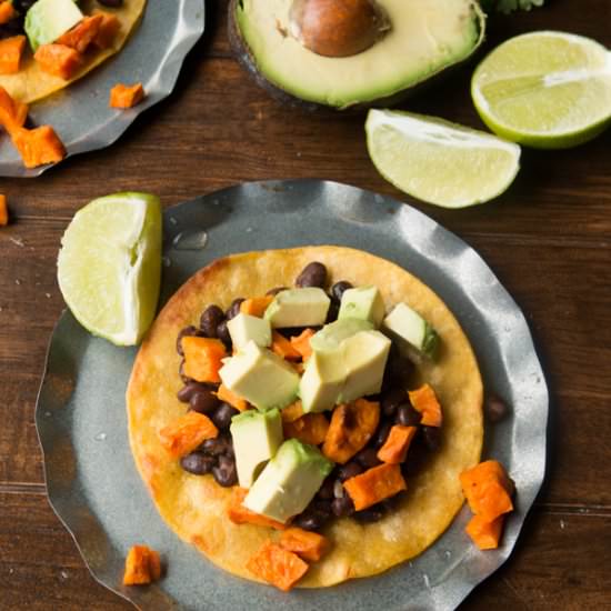 Sweet Potato Tostada