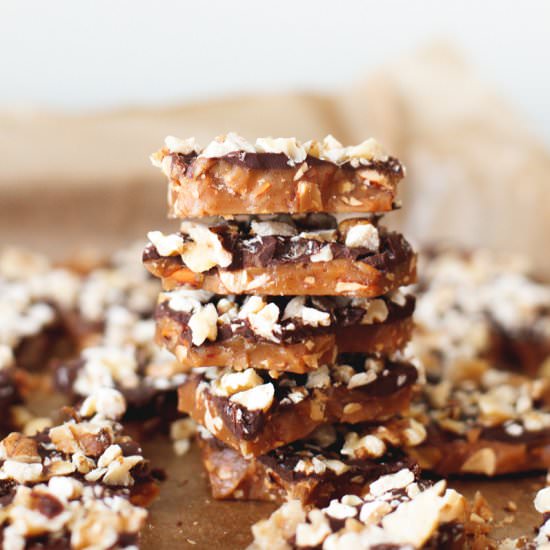 Chocolate Almond English Toffee