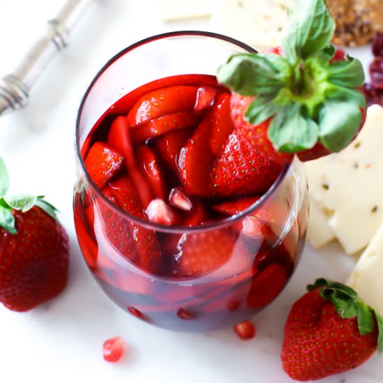 Strawberry Pomegranate Sangria