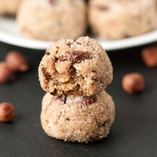 GF Chocolate Hazelnut Cookies