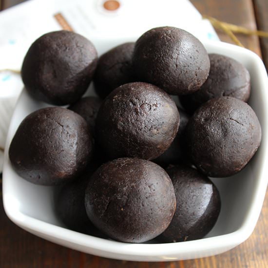 No Bake Brownie Bites