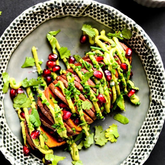 Hasselback Sweet Potatoes