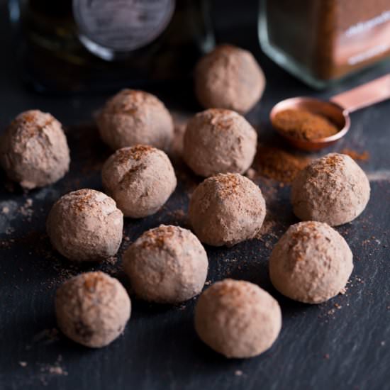 Mexican Chili-Tequila Truffles
