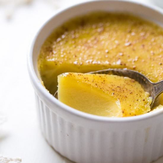 Skinny Eggnog Custard