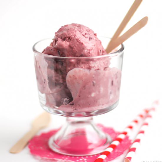 Healthy Cherry Ice Cream
