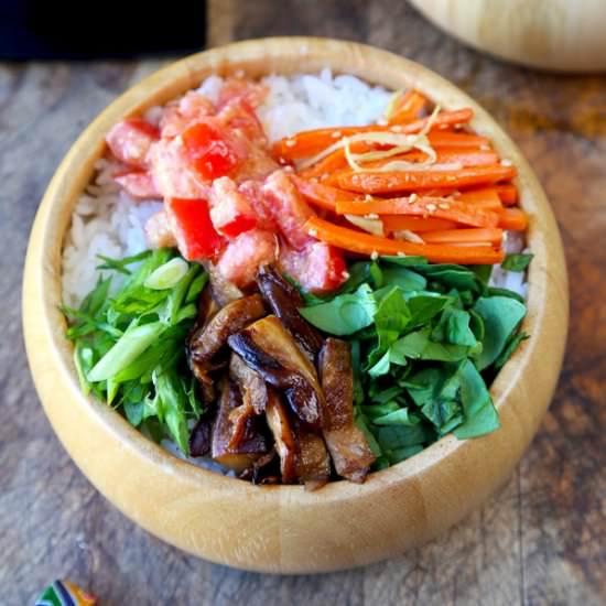 Vegetarian Chirashi Sushi