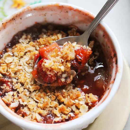 Strawberry Apple Crumble