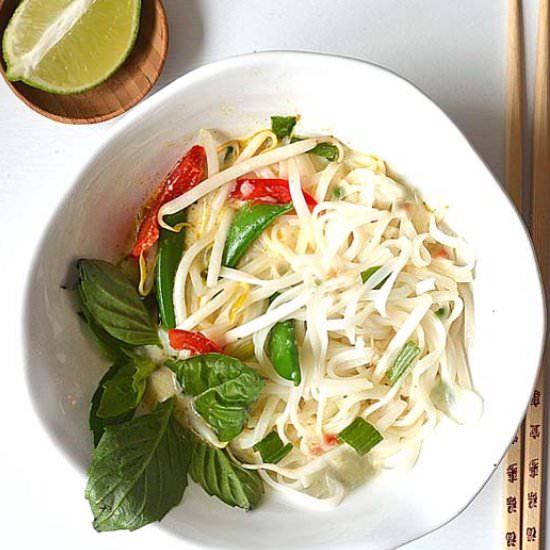 Green Curry Noodle Soup