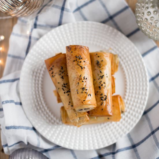 Christmas Filo Pastry Croquettes