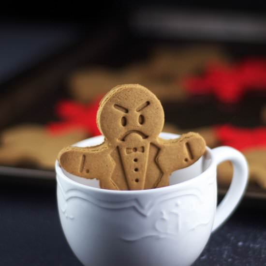 Gingerbread Men Cookies {GF, Vegan}