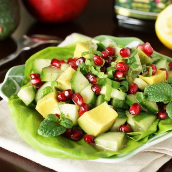 Avocado & Pomegranate Salad