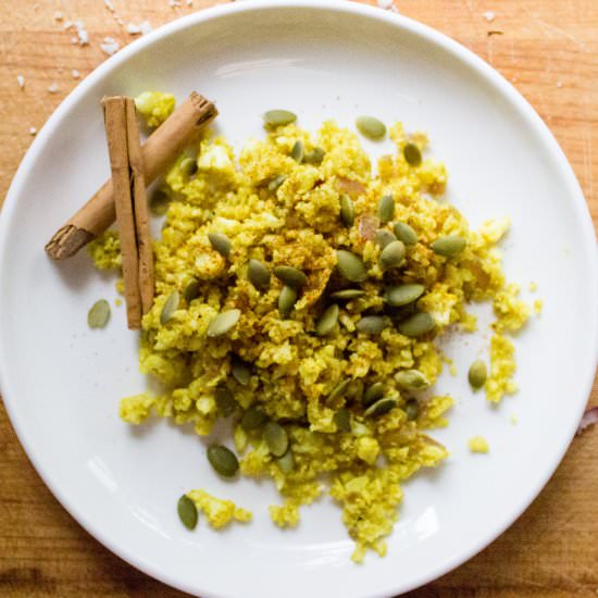 Cauliflower Rice with Turmeric