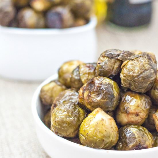 Balsamic Roasted Brussels Sprouts
