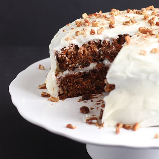 Carrot Cake with Lemon Frosting