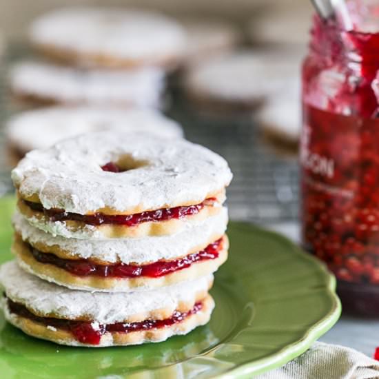 Jam Filled Sandwich Cookies