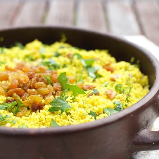 Raisin Couscous salad