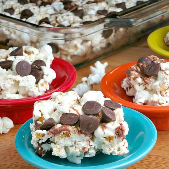 Marshmallow Popcorn Bars