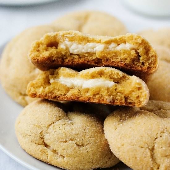 Cheesecake Filled Snickerdoodles