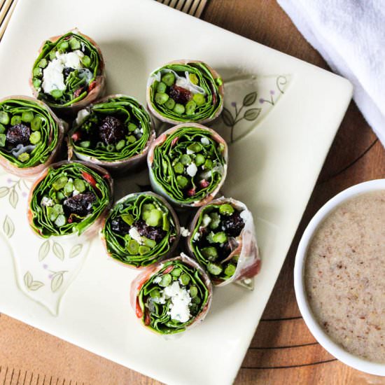 Elegant Rolled Salad Bites