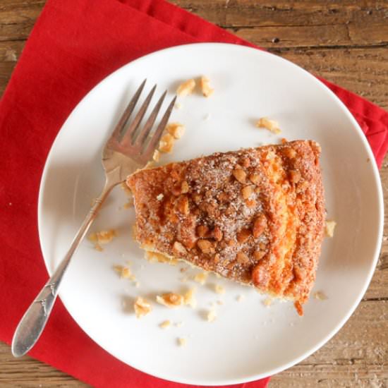 Cinnamon Walnut Coffee Cake
