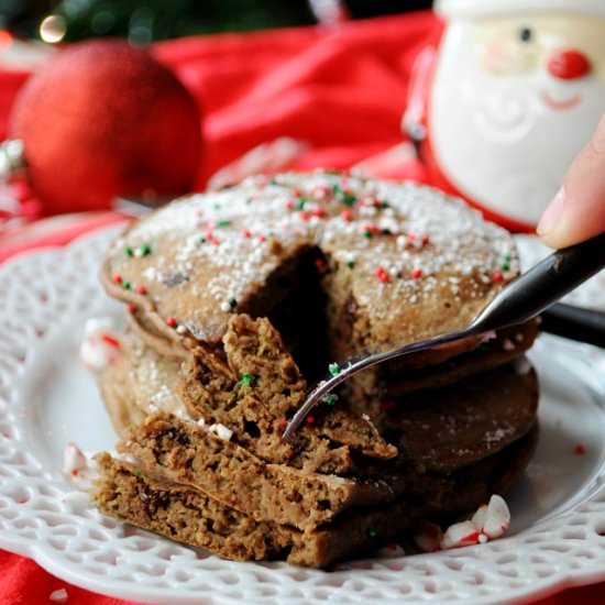Peppermint Mocha Pancakes