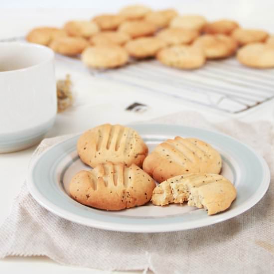 Honey, Lemon & Poppyseed Cookies