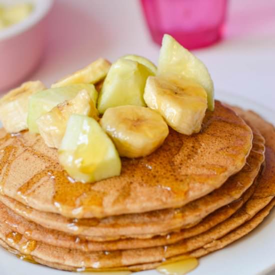 Cinnamon Buckwheat Pancakes