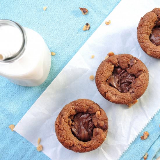 Double Nutella Fudge Puddles