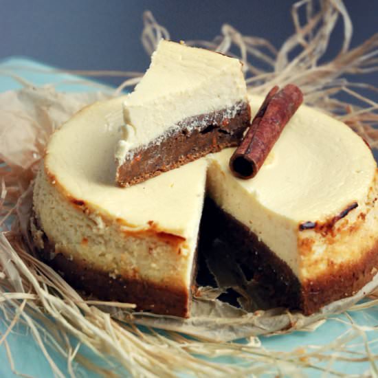 Cheesecake on Carrot Cake