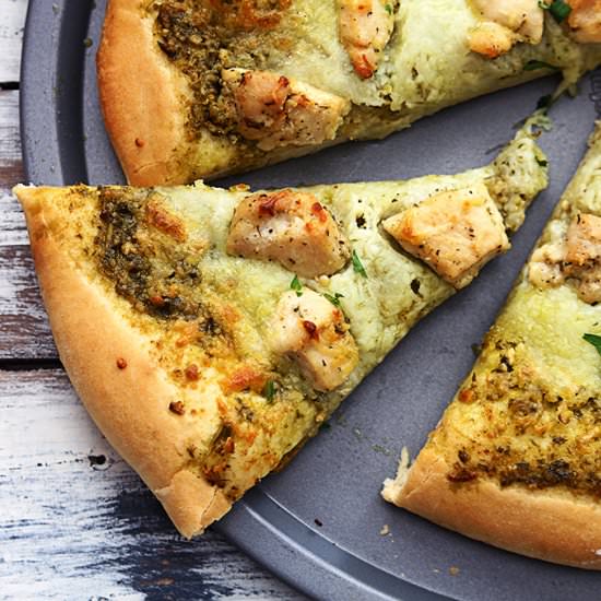 Pesto Chicken Pizza