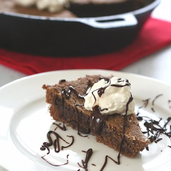 Skillet Gingerbread Cookie