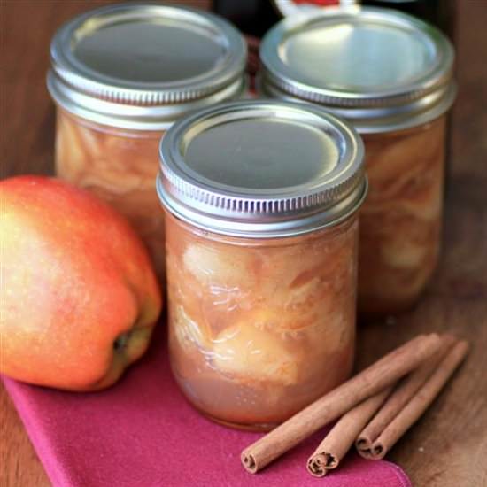 Brandied Cinnamon Apple Preserves