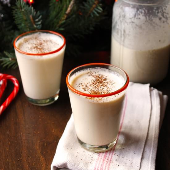 Spiced Bourbon Eggnog