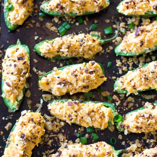 Buffalo Chicken Jalapeno Poppers