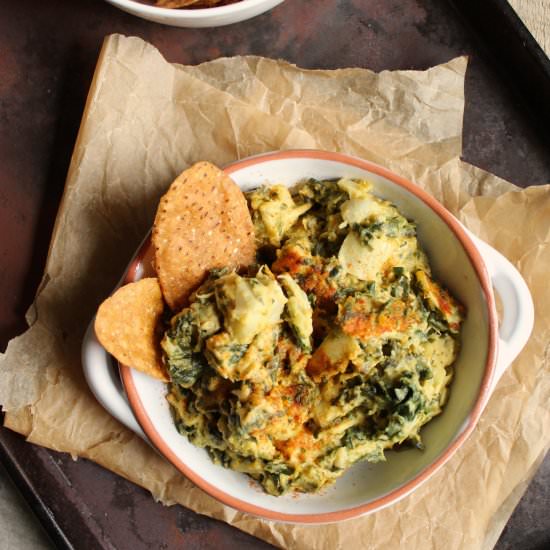 Spinach Artichoke Hummus