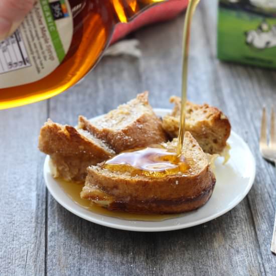 Eggnog French Toast Casserole