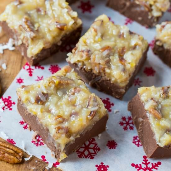 German Chocolate Fudge
